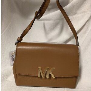 NWT $248 MICHAEL KORS MONTGOMERY SMALL MINI LEATHER CROSSBODY LUGGAGE
